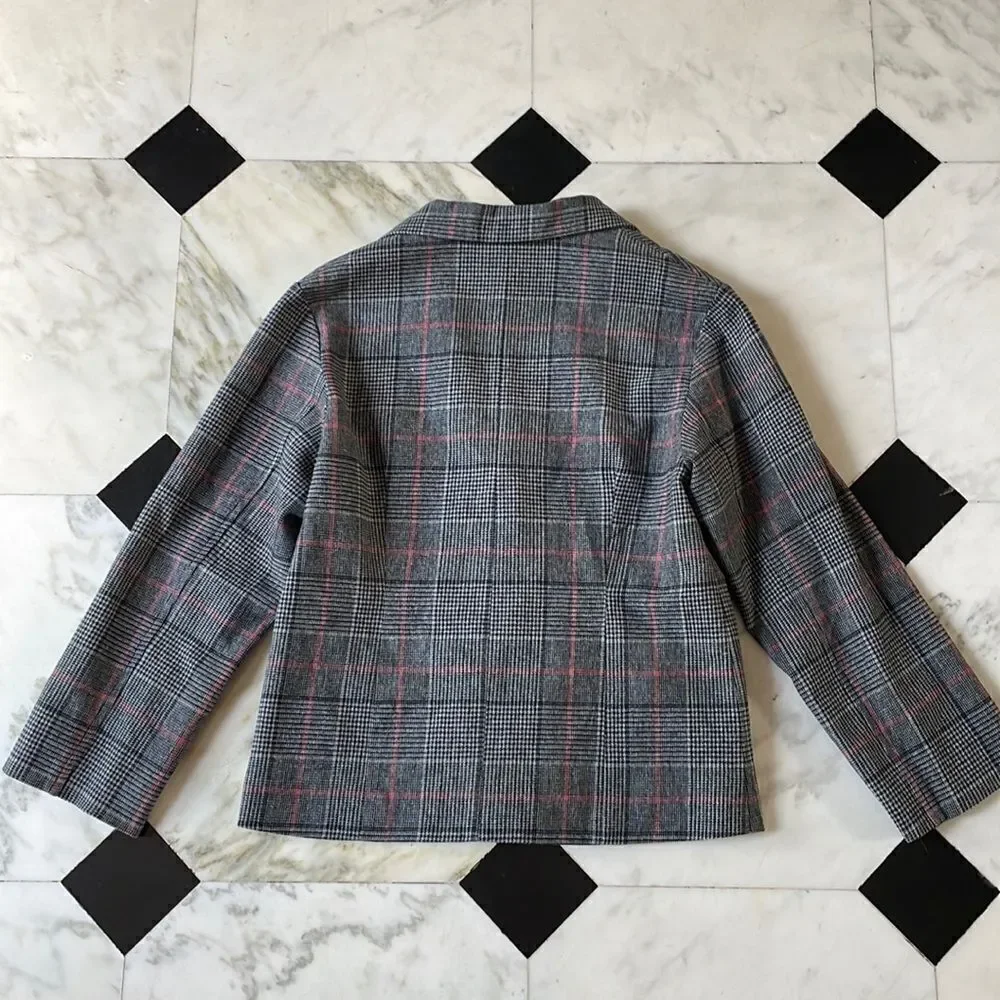 Vintage Charabia Kid’s Glen Plaid Jacket